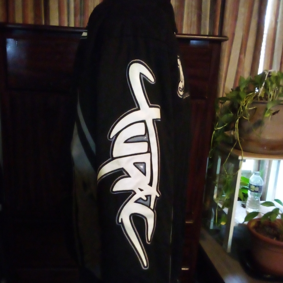 MAKAVELI BRANDED (TUPAC) Vintage Collectable Graphics Jacket Men's XL Black - Picture 2 of 16